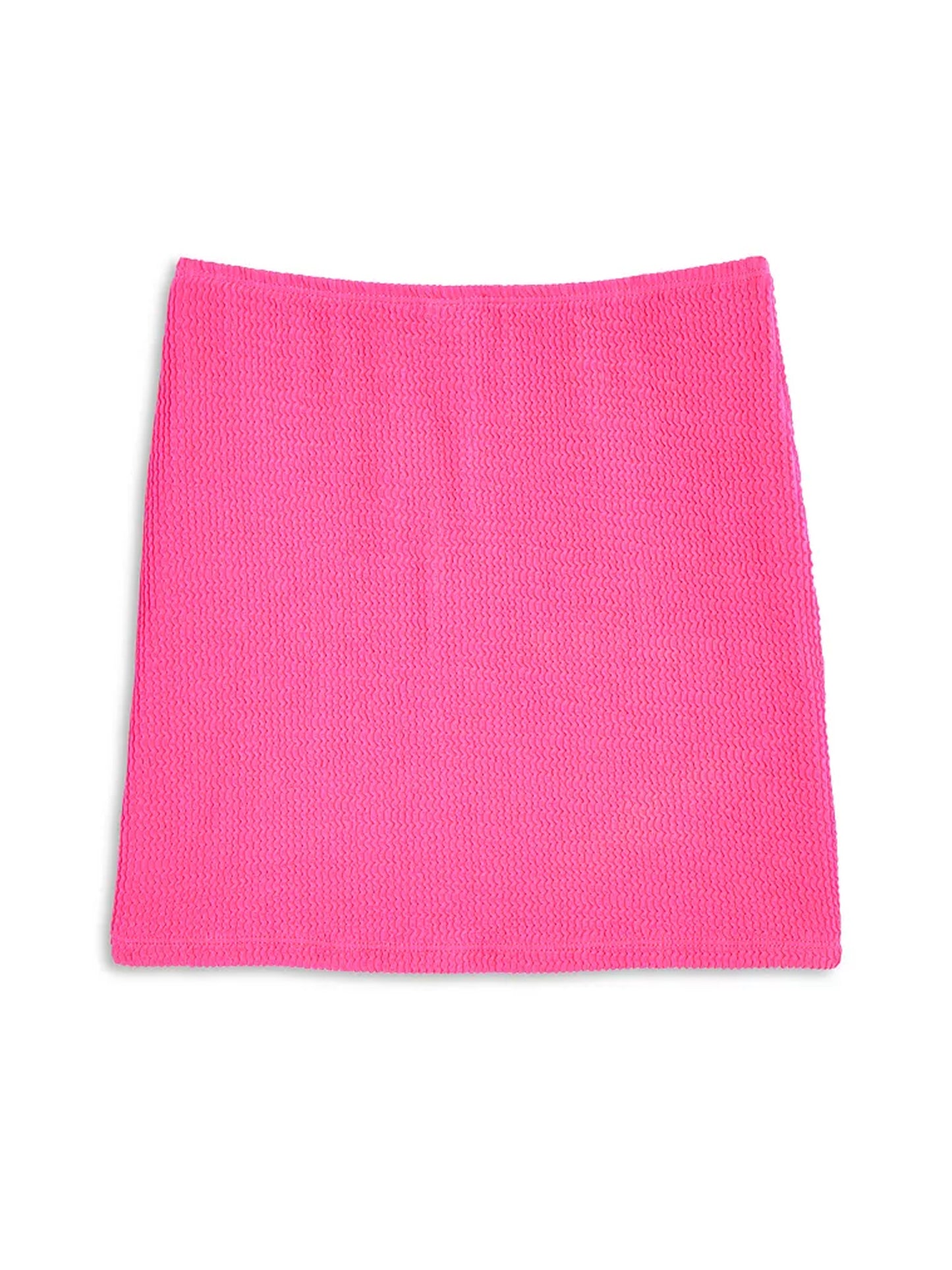 Girls Portia Short Skirt with Crinkle Texture Fabric