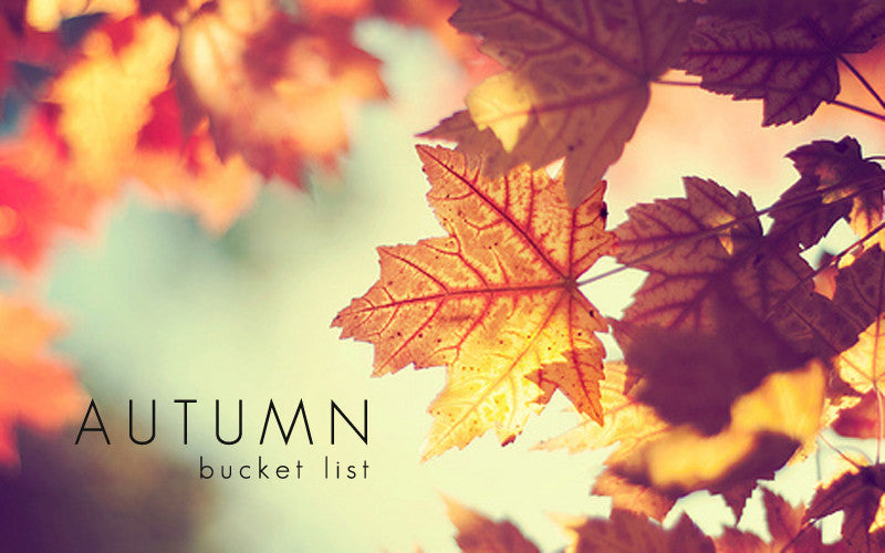AUTUMN BUCKET LIST