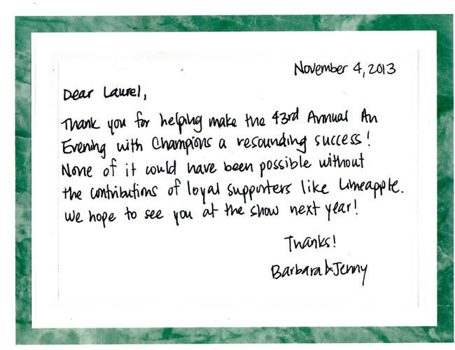 AN EVENING WITH CHAMPIONS