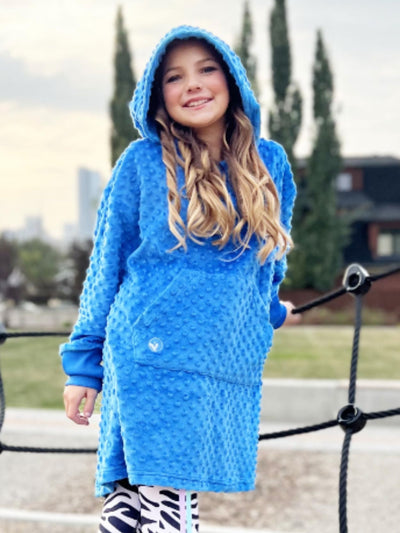 Oversized girls hoodie | Inspiration Blue | Limeapple