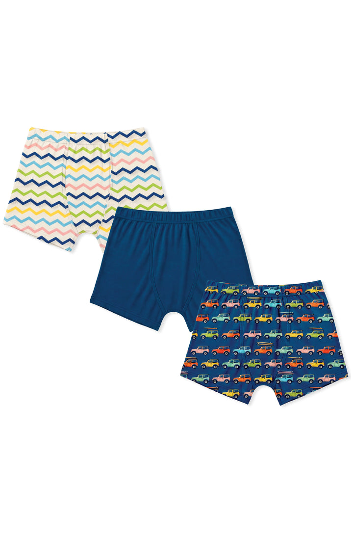 3 Pcs Set Boys Boxer Briefs - Jeep