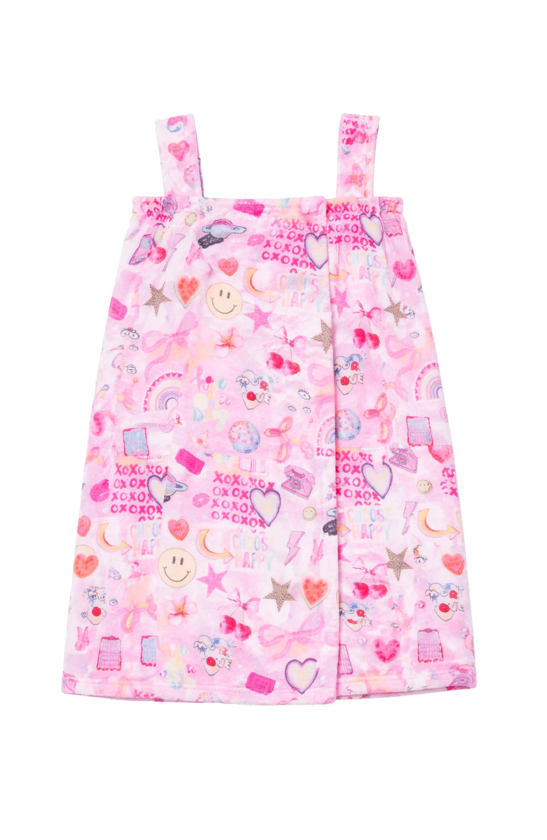 Plush Happy Collage Spa Wrap