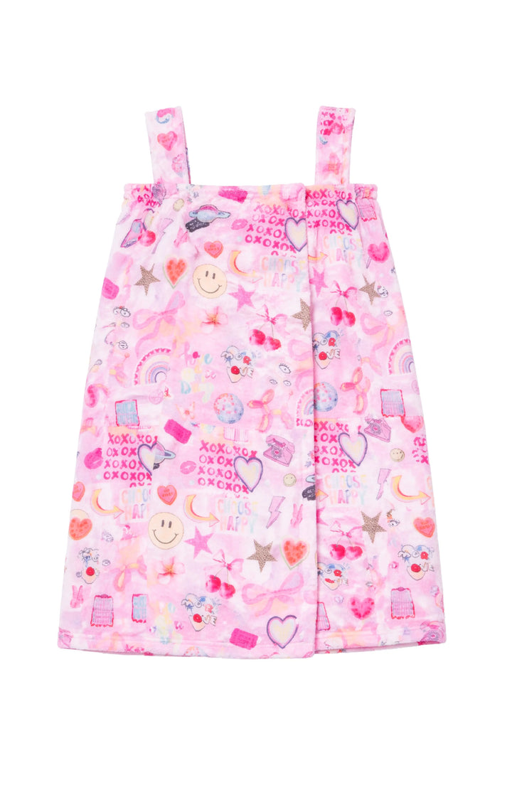 Plush Happy Collage Spa Wrap