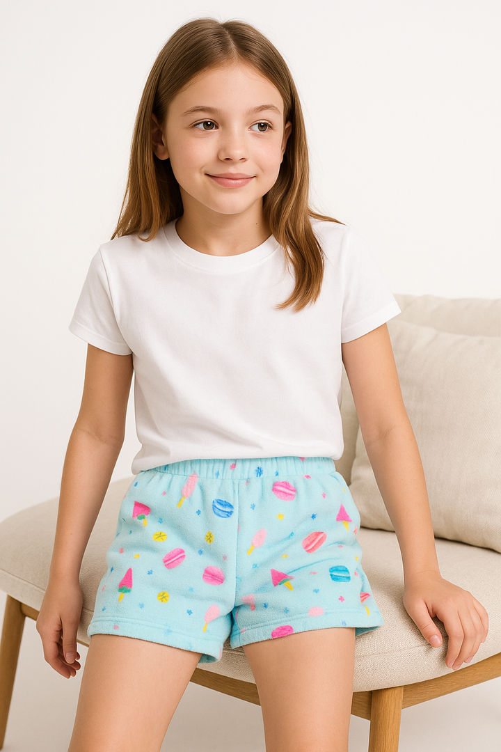 Plush Sweets and Popsicles Loungewear Shorts