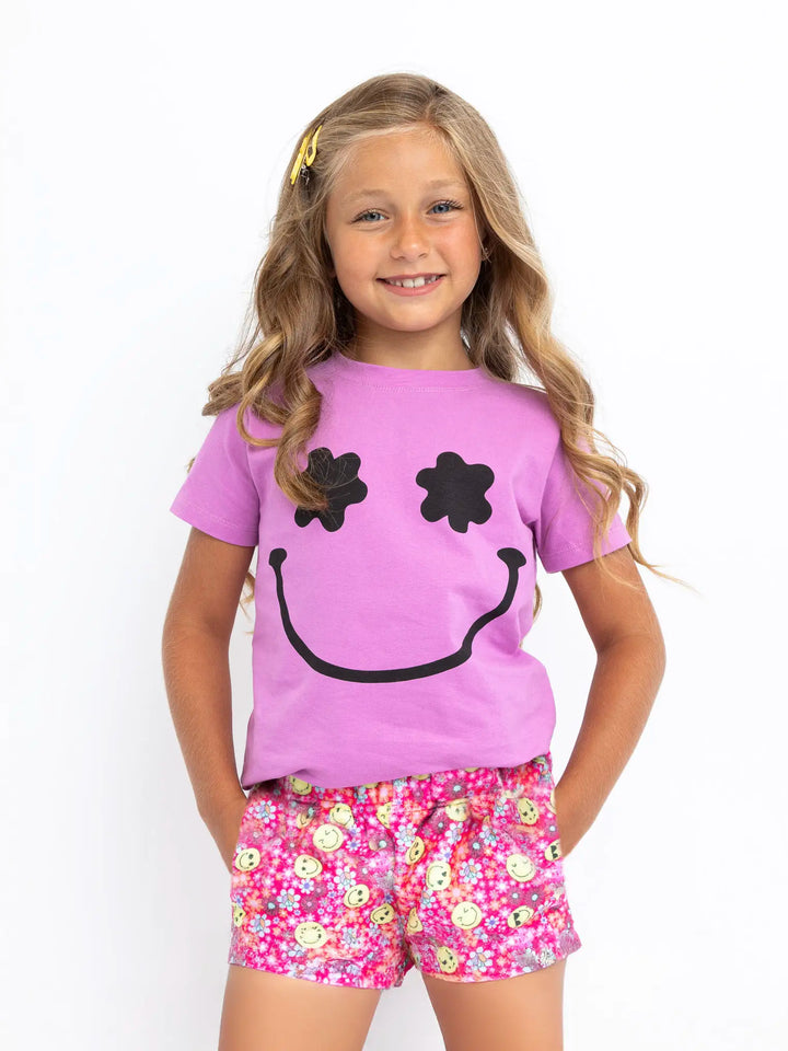 Spring Flowers Plush Lounge Shorts