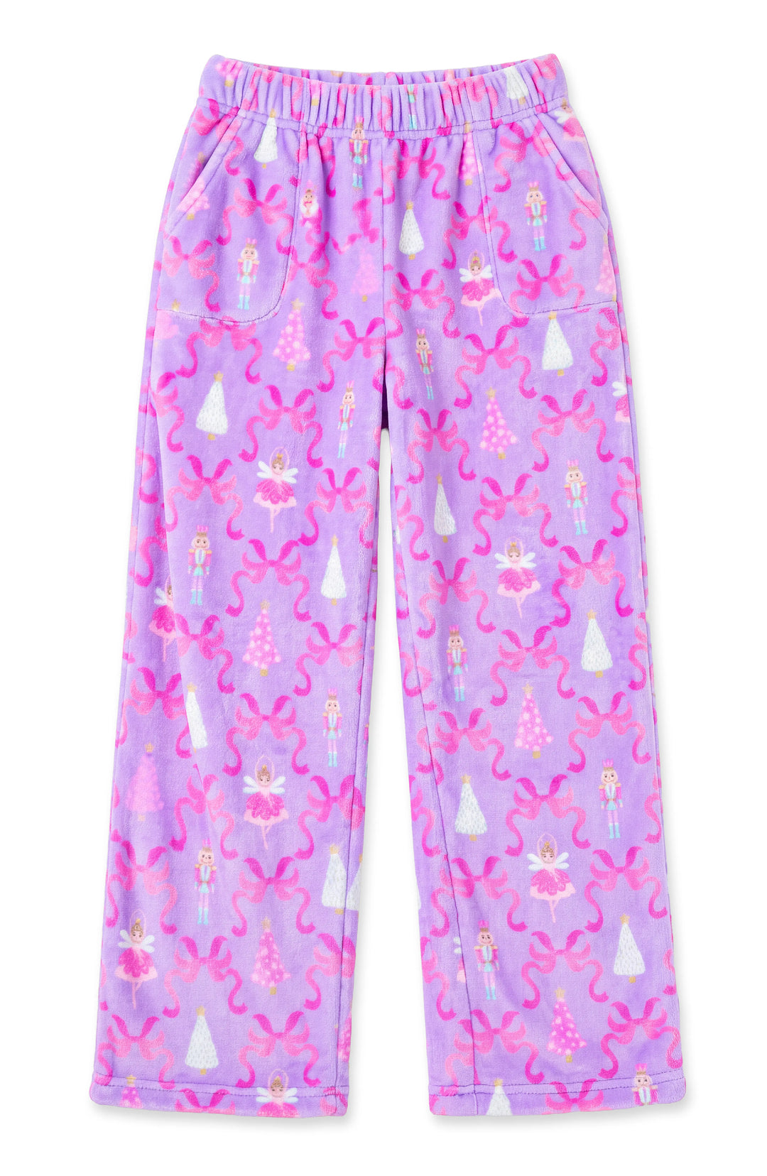 Nutcracker Ballet Print Plush Pants