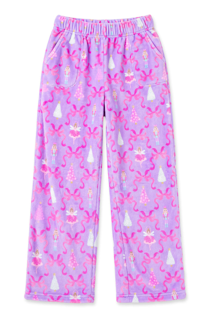 Nutcracker Ballet Print Plush Pants