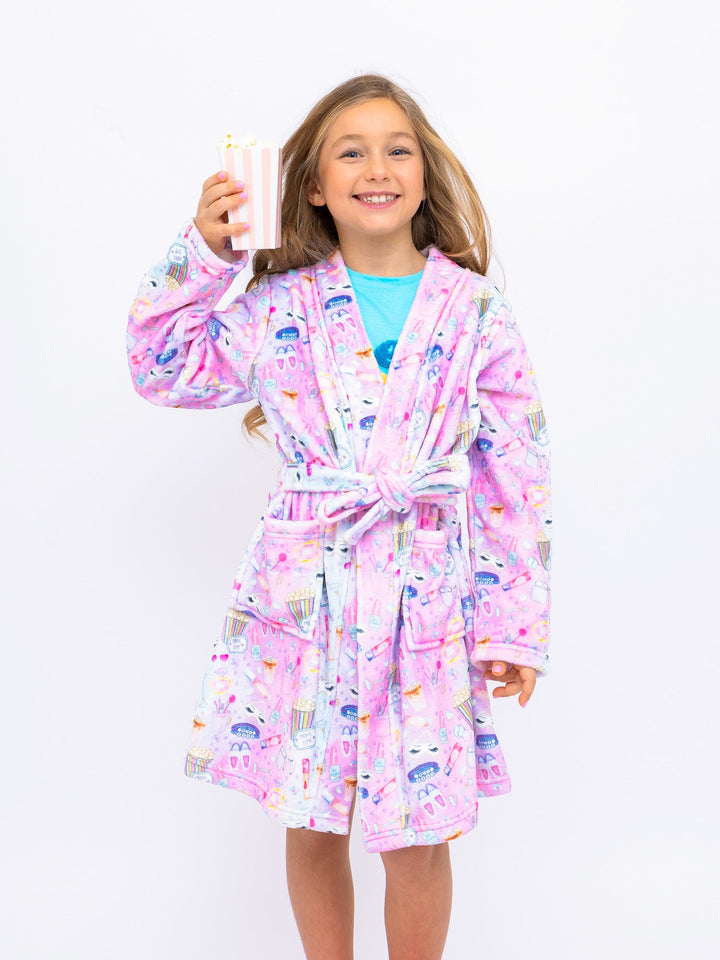 Sleepover Plush Robe, Lounge Short and Headband Gift Set