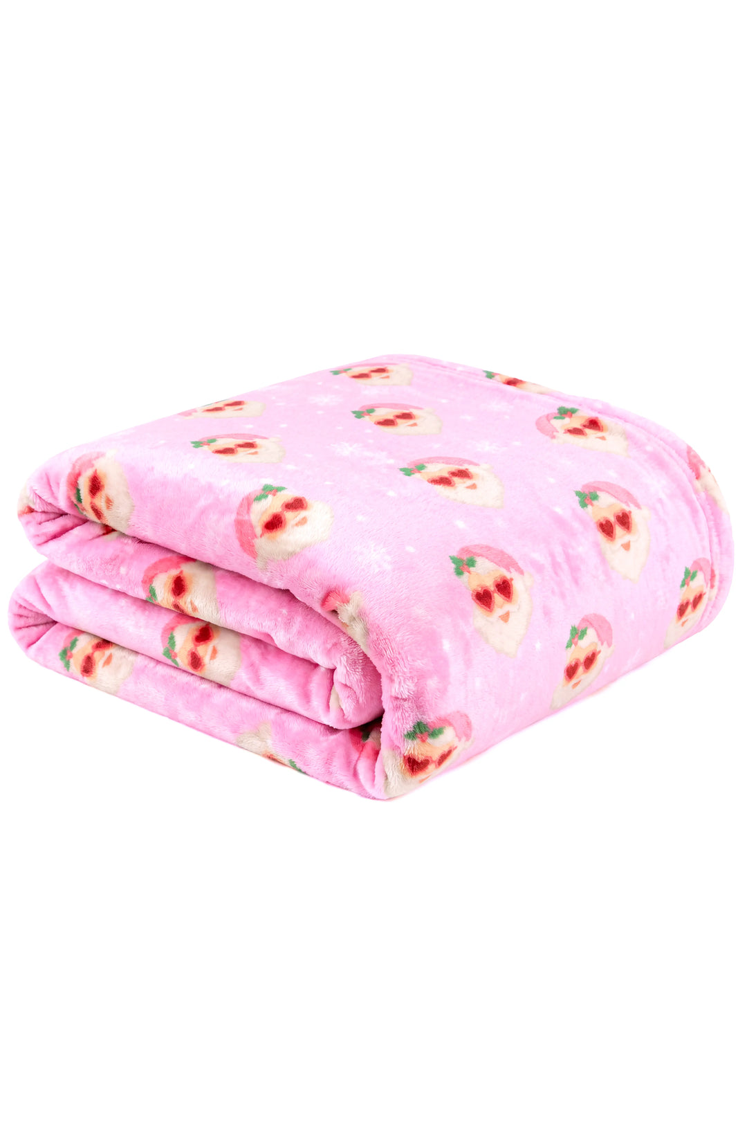 Cool Santa Girls Plush Throw Blanket