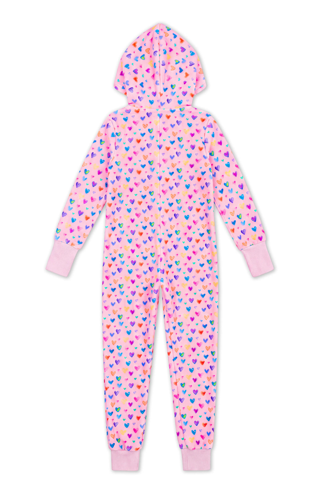 Cheerful Hearts Plush Jumpsuit