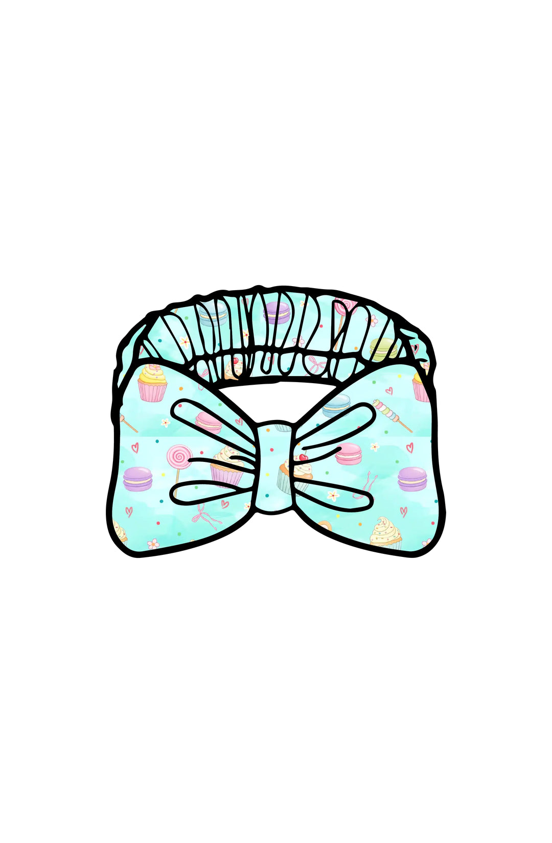 2PC Prepack Plush Spa Headband with Bow - Candy