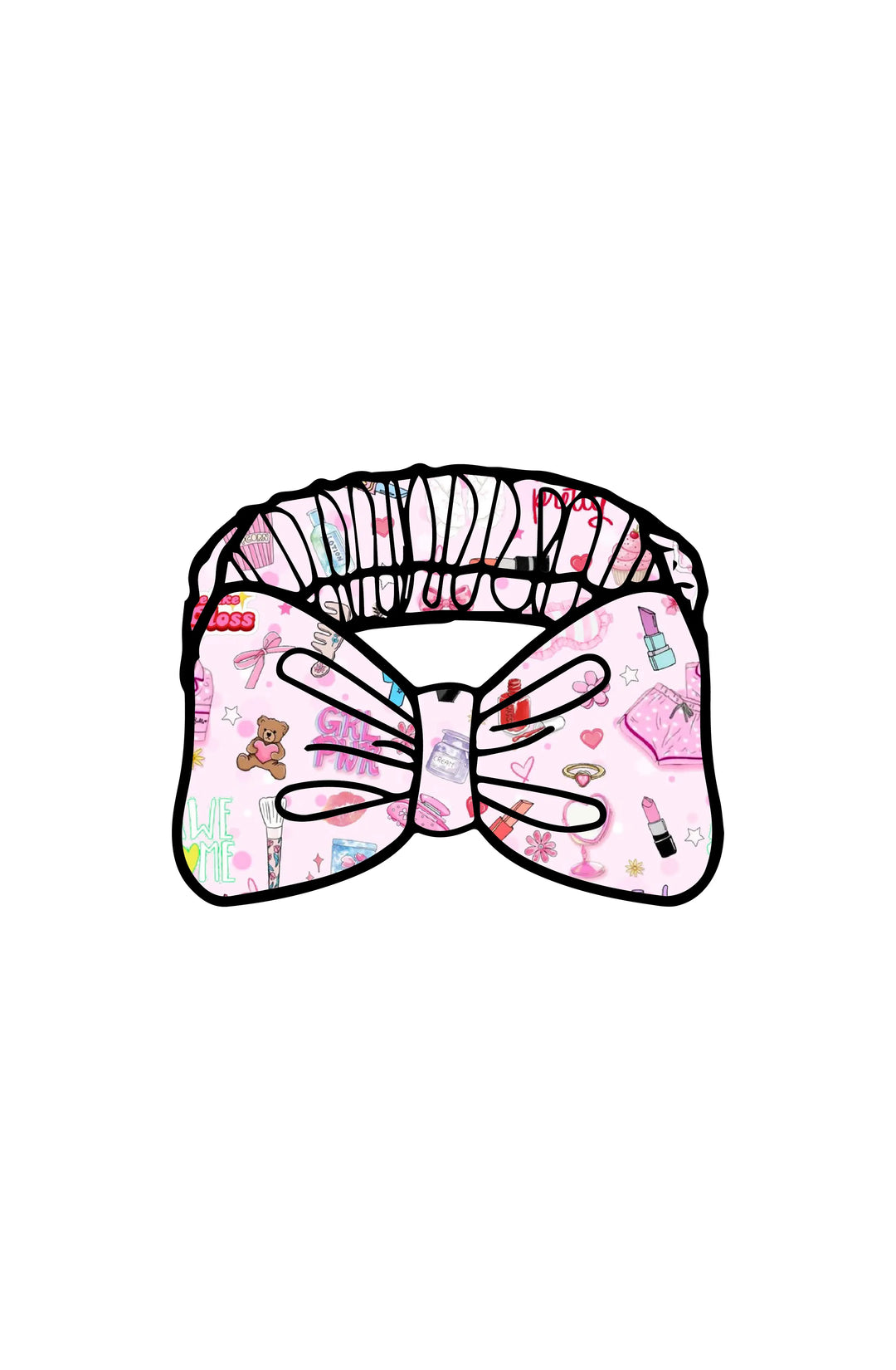 2PC Prepack Plush Spa Headband with Bow - SPA