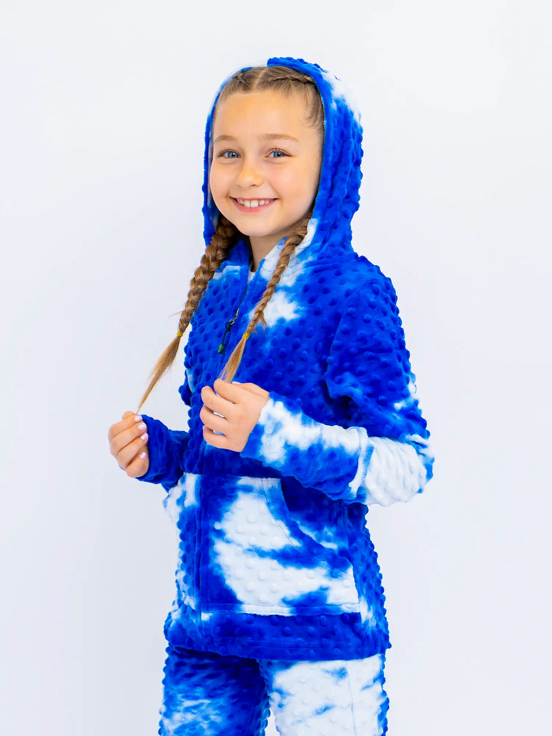 Mix and Match Mom and Me Minky Hoodie Two Pack Gift Set