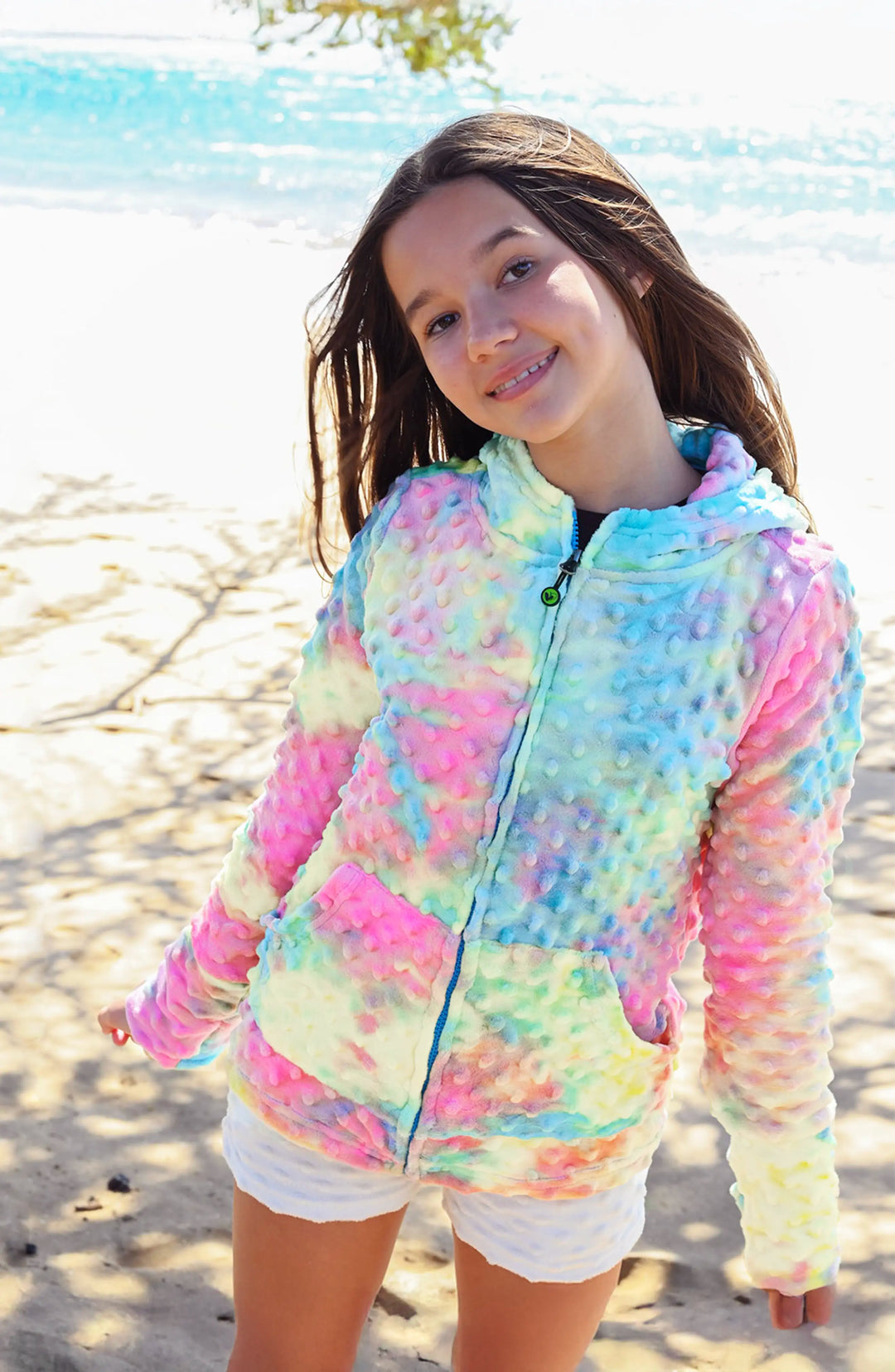 Minky Hoodie and Jogger Gift Set - Cotton Candy