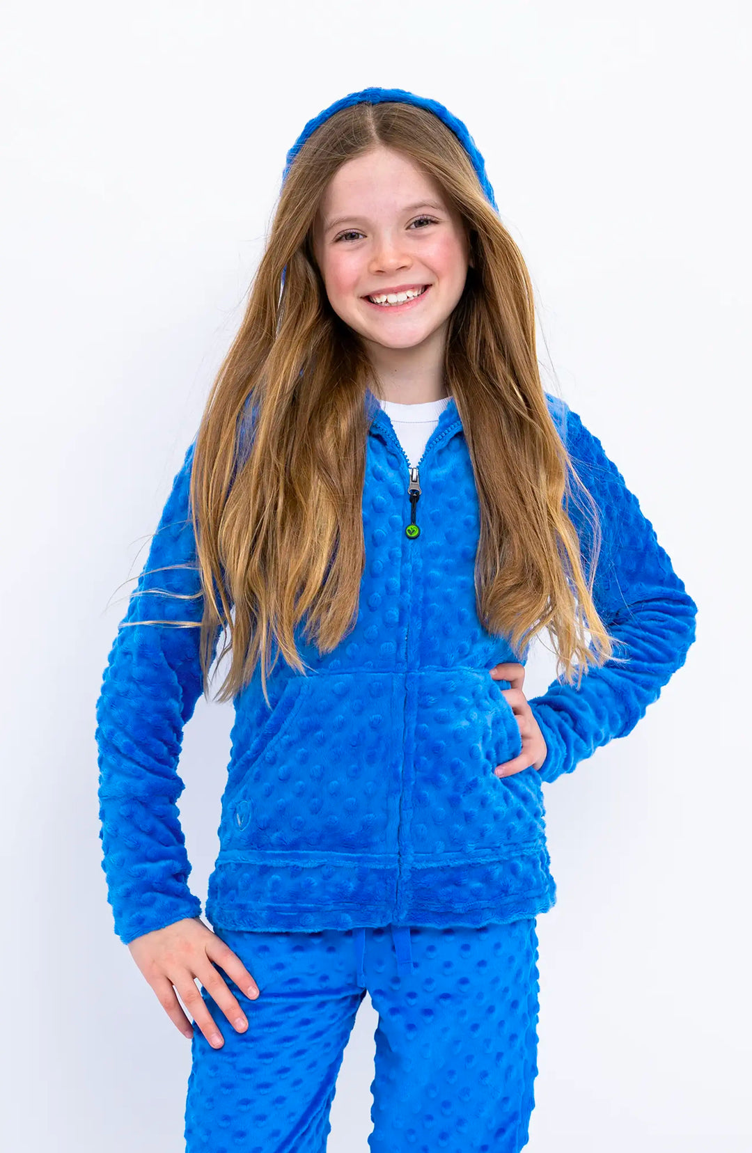 Minky Hoodie and Jogger Gift Set - Blue