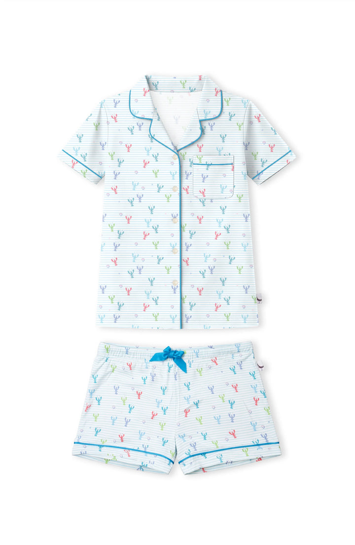 Multicolour Lobster Jersey Short Sleeve PJ Set