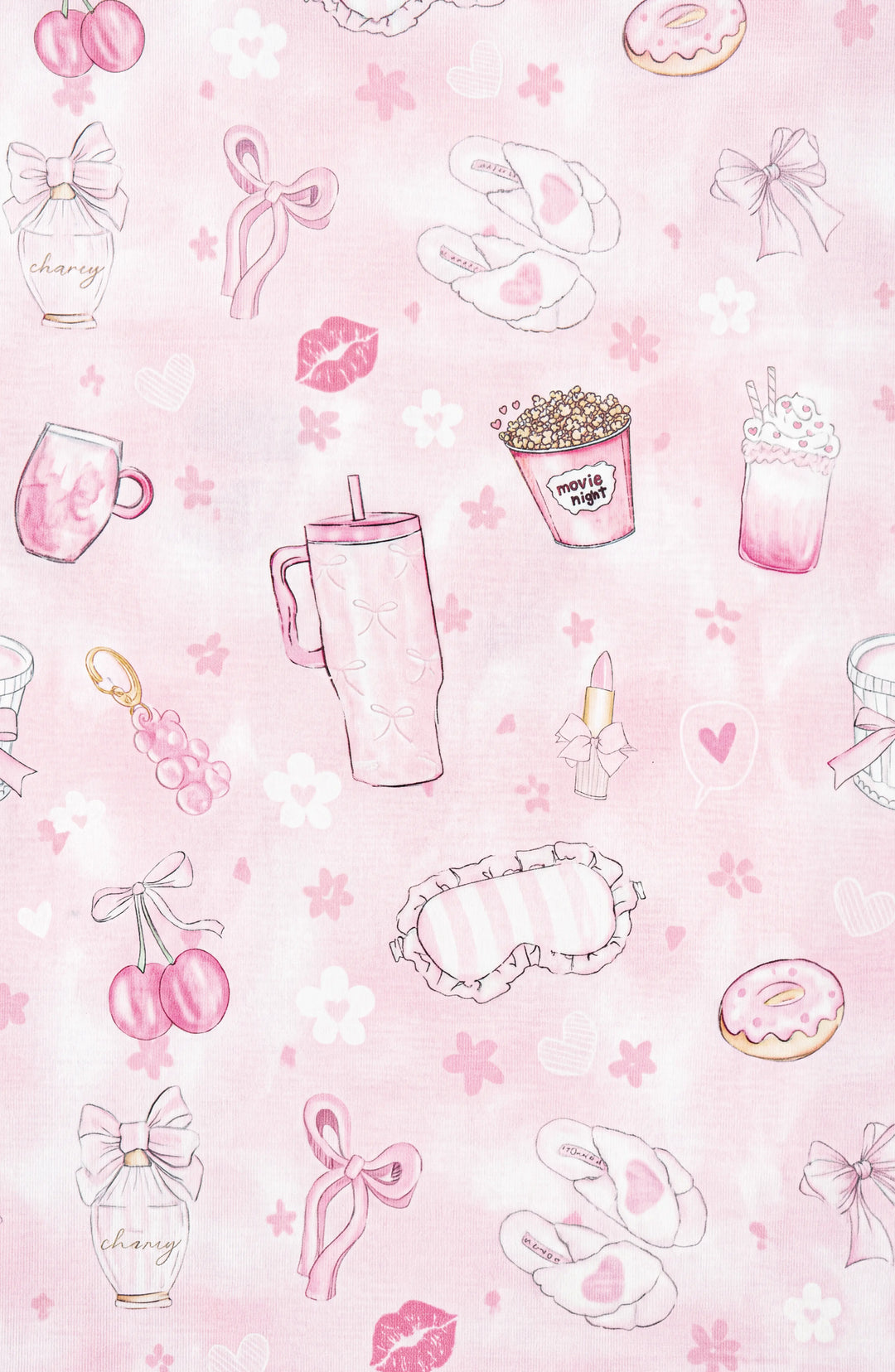 Blush Club Long Sleeve Jersey Pajama Pant Set