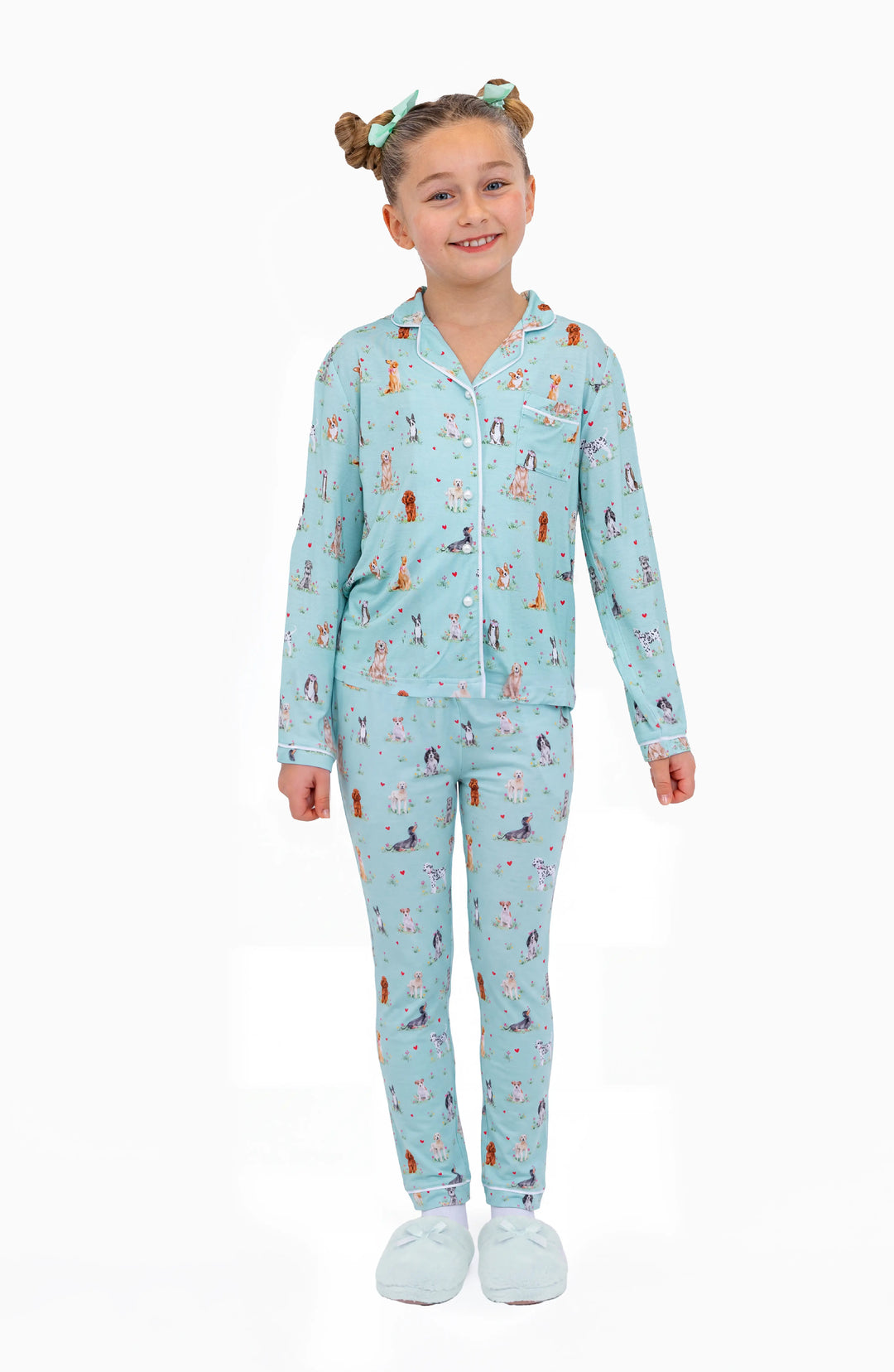 Best Puppies Long Sleeve Jersey Pajama Pant Set