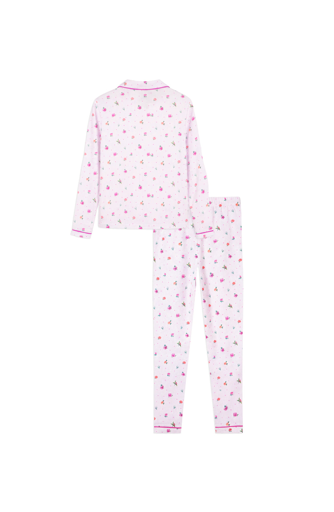 Garden Bloom Long Sleeve Jersey Pajama Pant Set