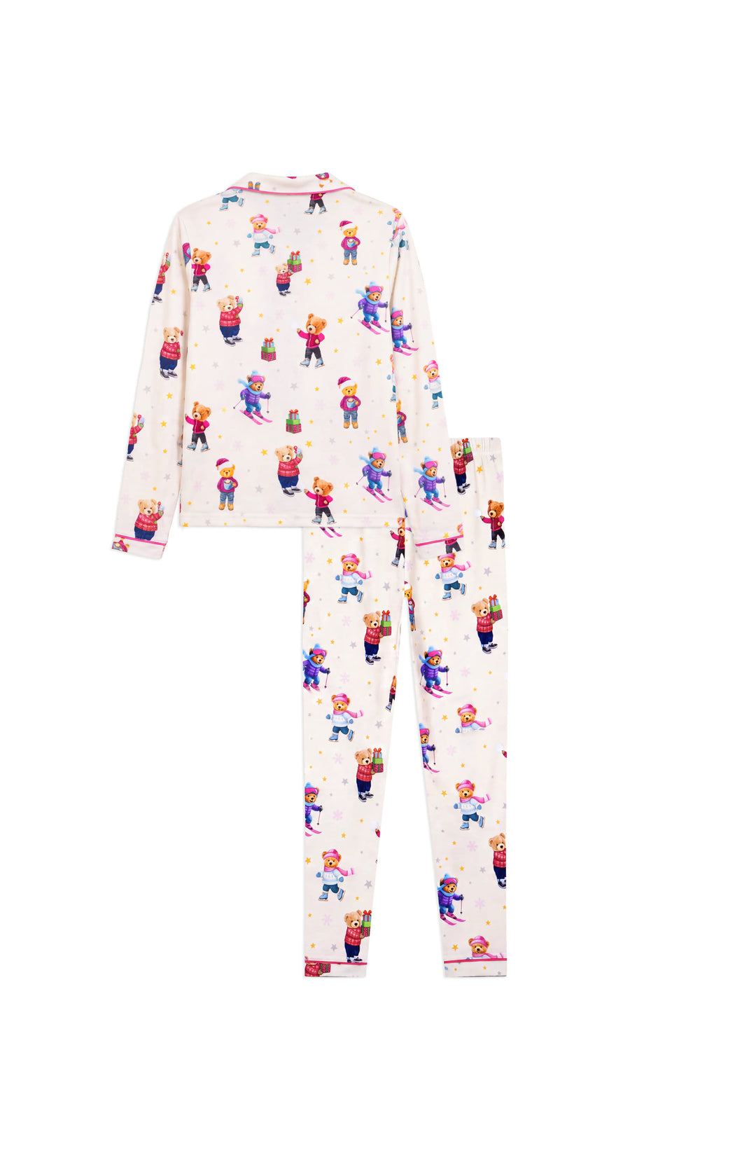 Holiday Bear Long Sleeve Jersey Pajama Pant Set