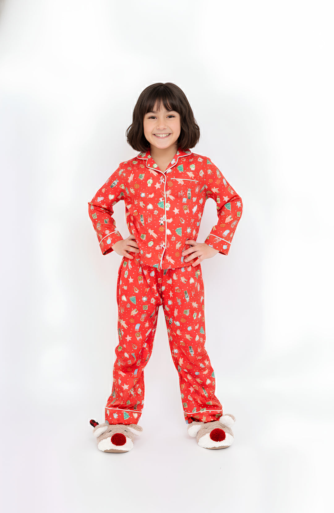 Christmas Cookies Long Sleeve Pajama Pant Set