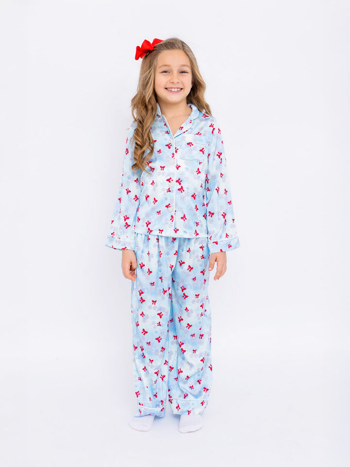 Disco Cherries Long Sleeve Pajama Pant Set