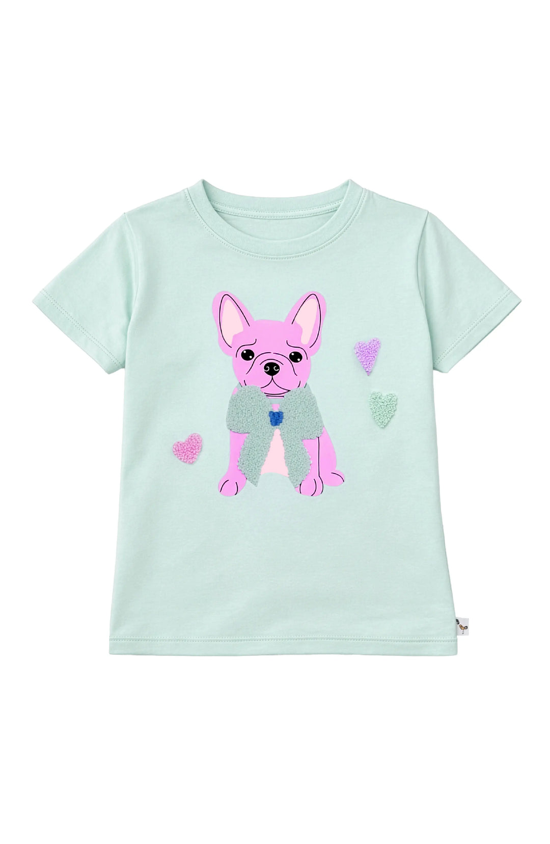 Frenchie Bow Short Sleeve Tee