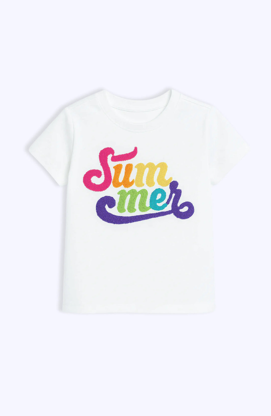 Summer Applique Short Sleeeve Tee