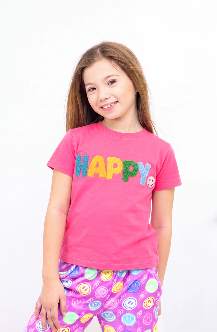 Happy Graphic Short Sleeve Tee