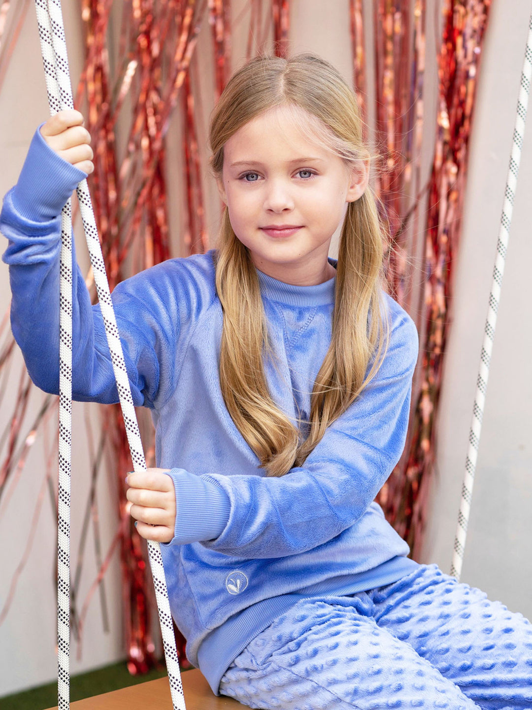 Minky Crewneck Sweatshirt - Periwinkle