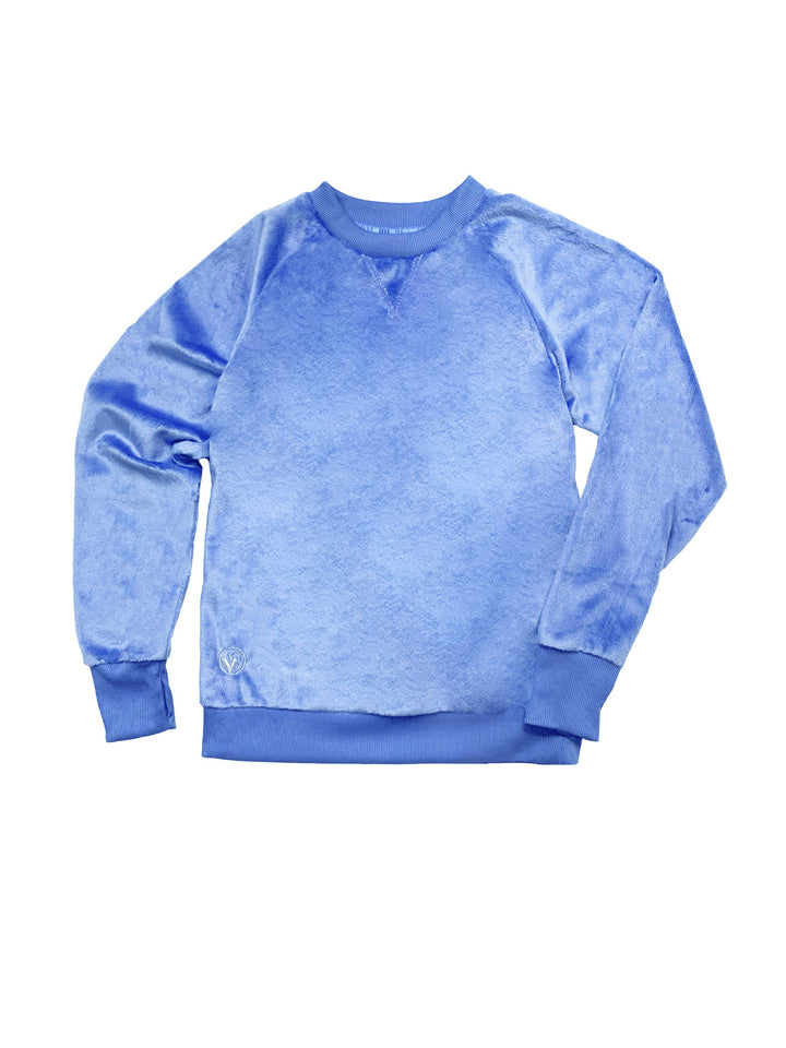 Minky Crewneck Sweatshirt - Periwinkle