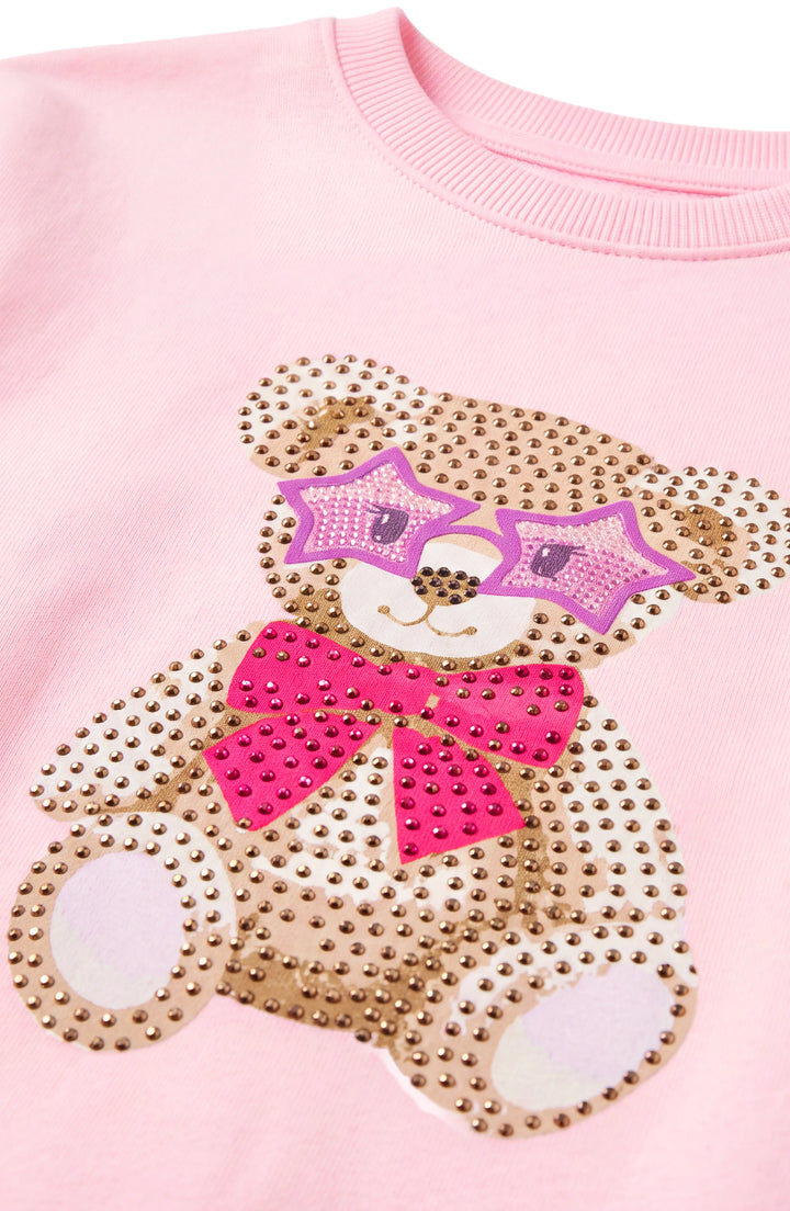 Rhinestone Bear Sweatshirt