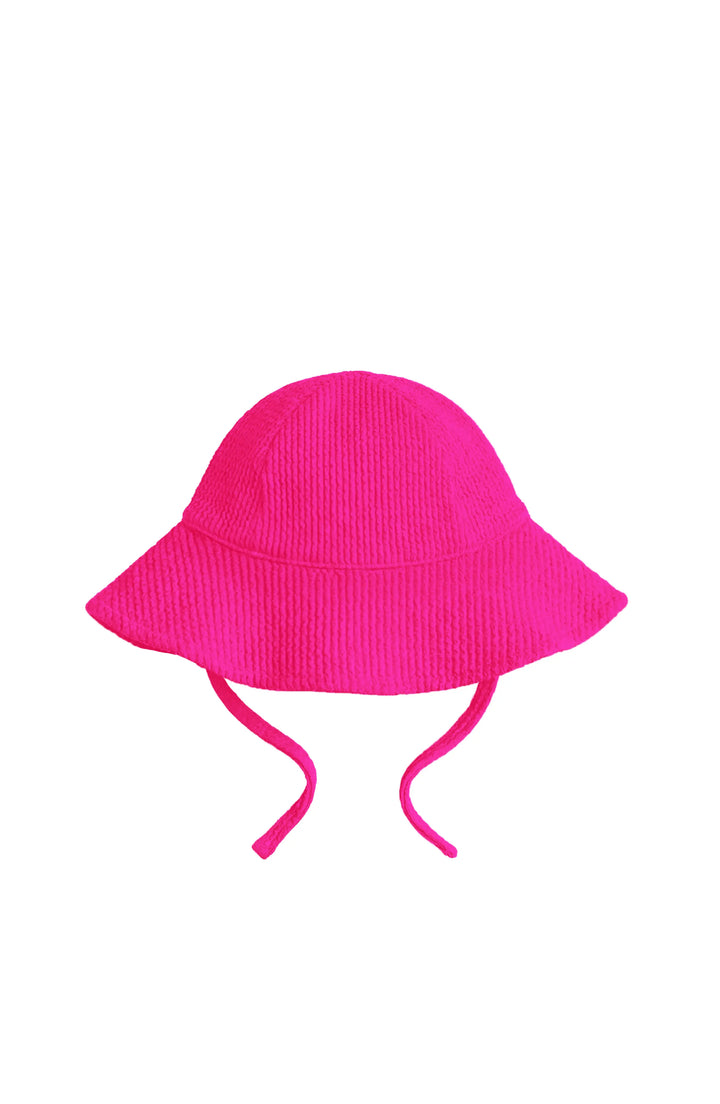Toddler Crinkle Sunhat - Fuchsia