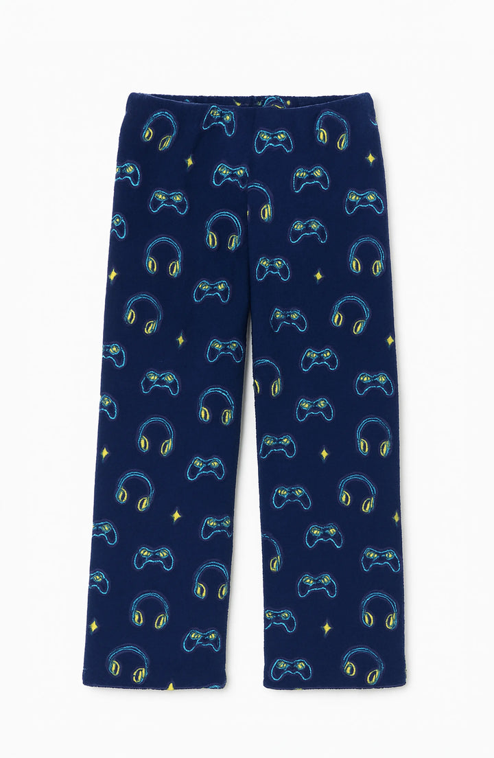 Boy's Gaming Plush Loungewear Pant