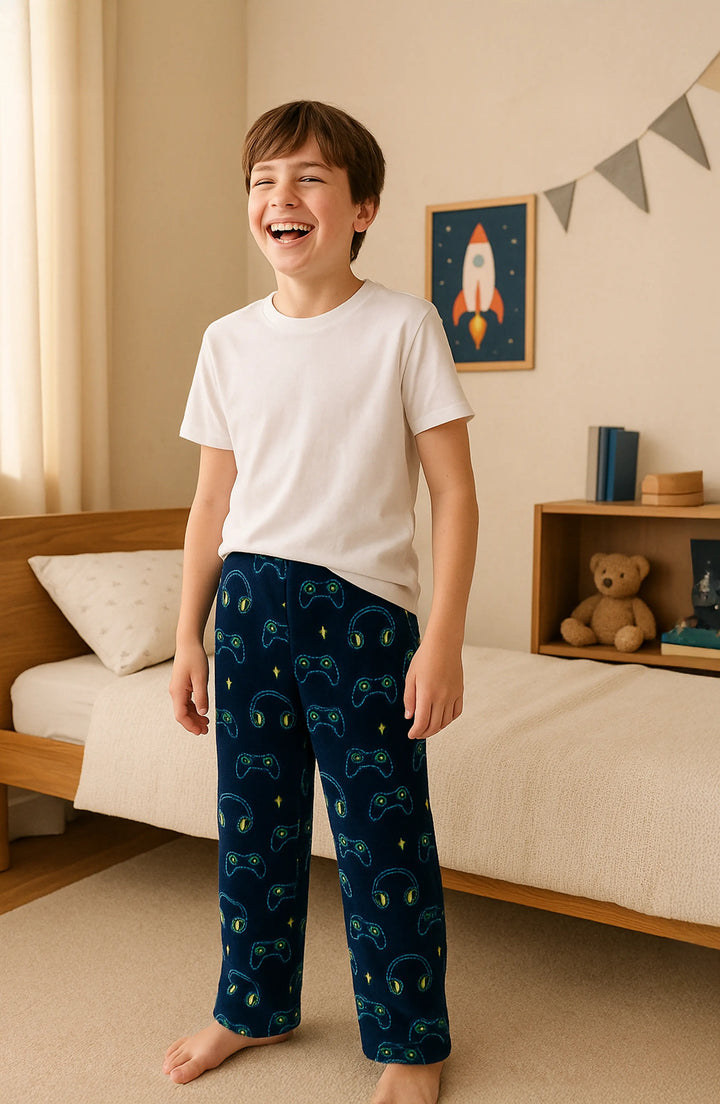 Boy's Gaming Plush Loungewear Pant