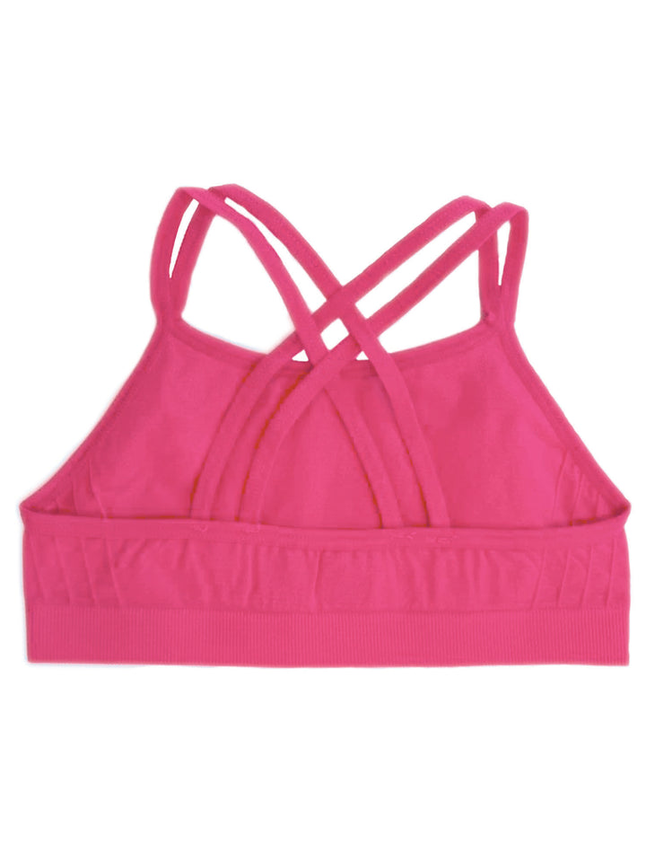 girls seamless activewear sports bra