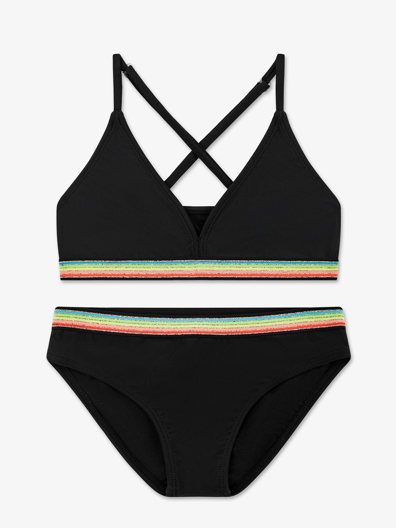 COLETTE- Basic Tankini with Multicolor Band