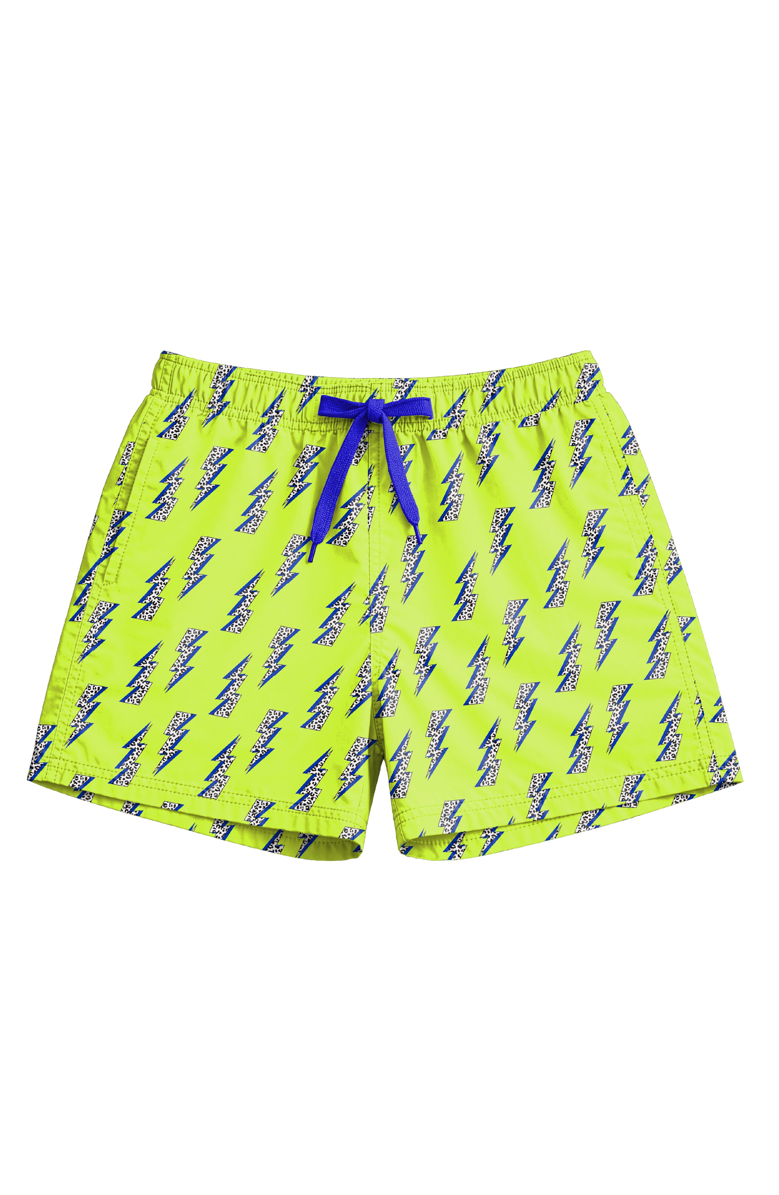Dylan Boys Lightning Bolt Print Board Shorts | Limeapple