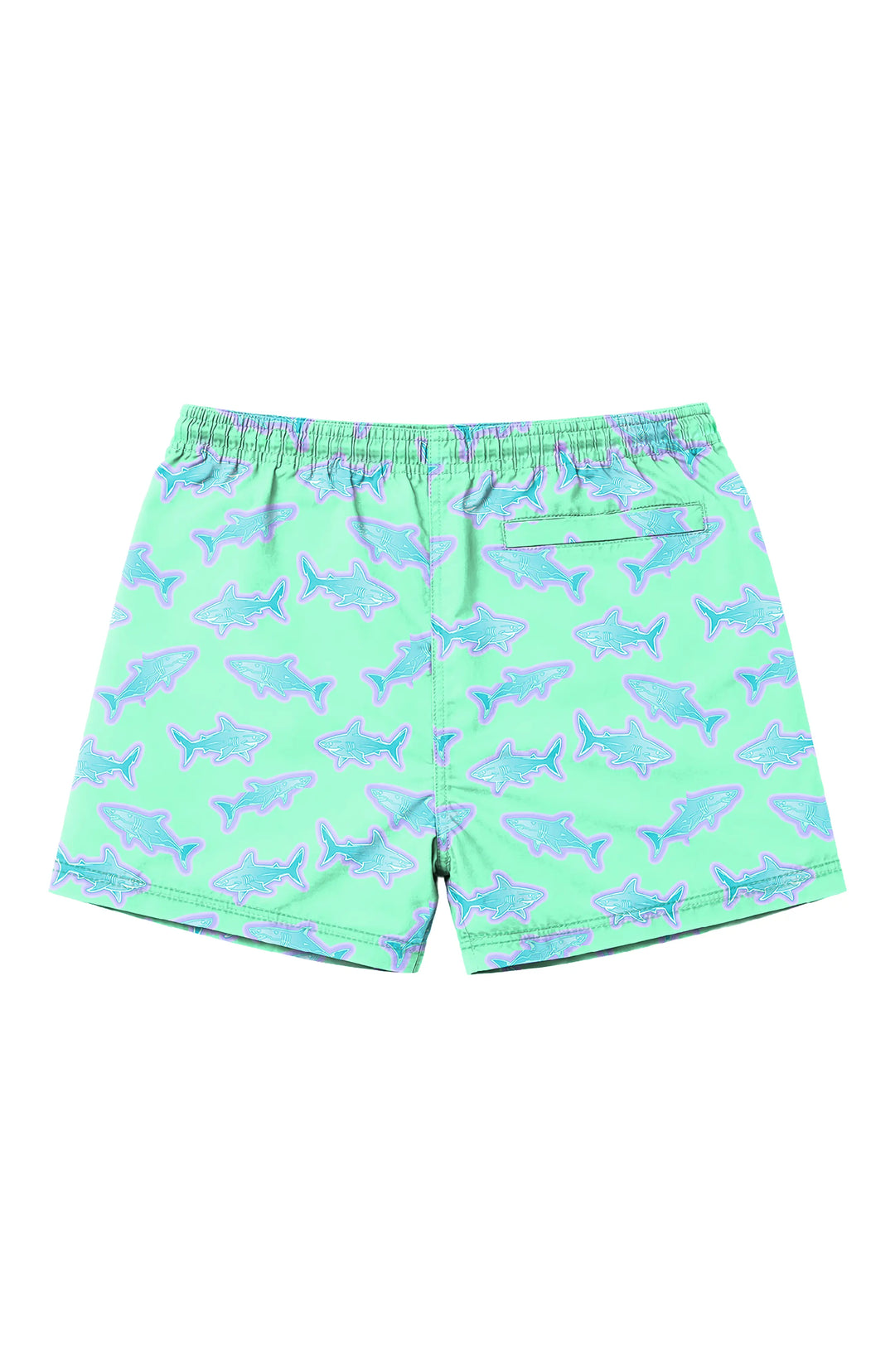 Dylan Boys Neon Sharks Print Board Shorts