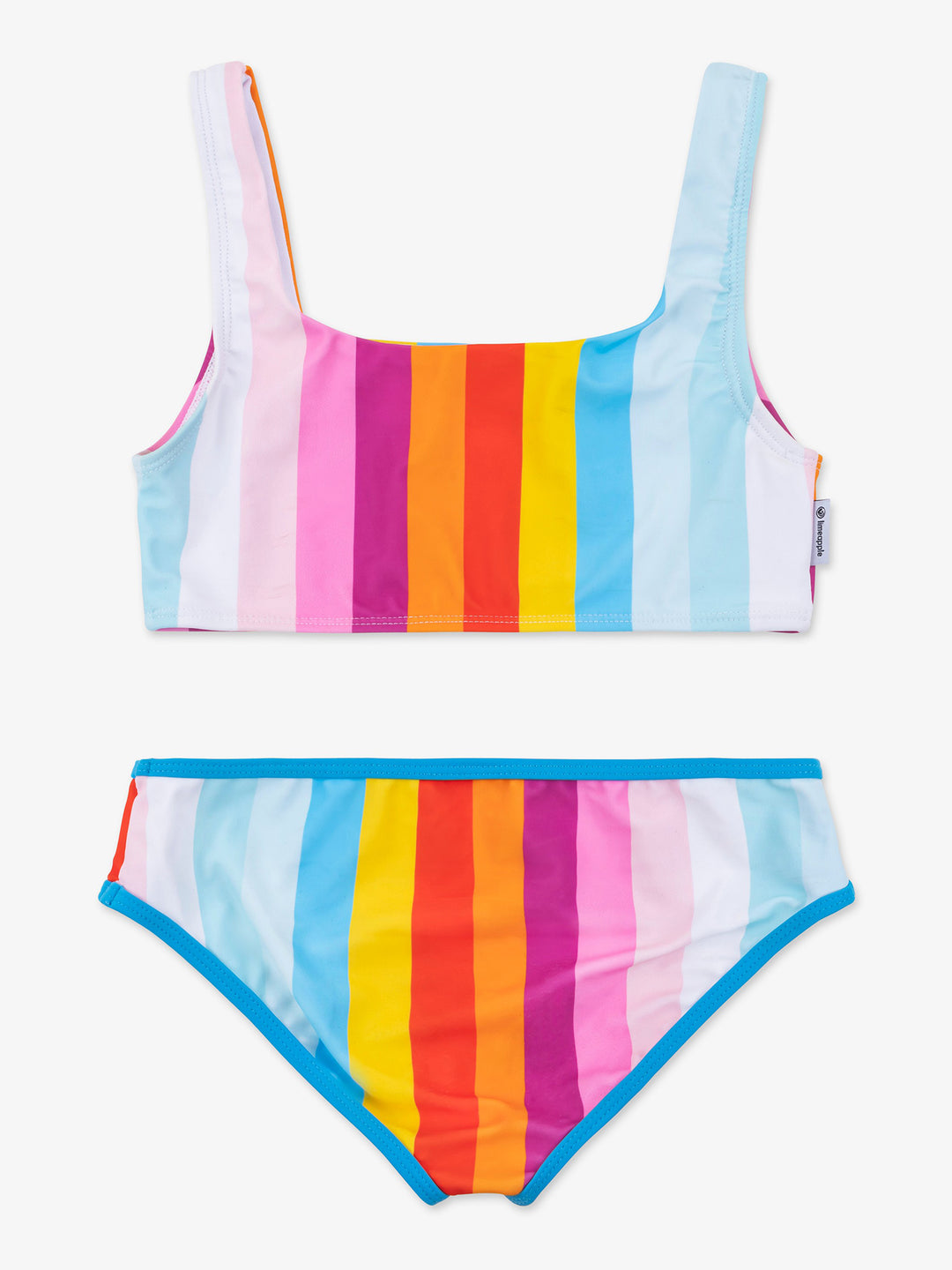 girls multicolour print bikini swimsuit