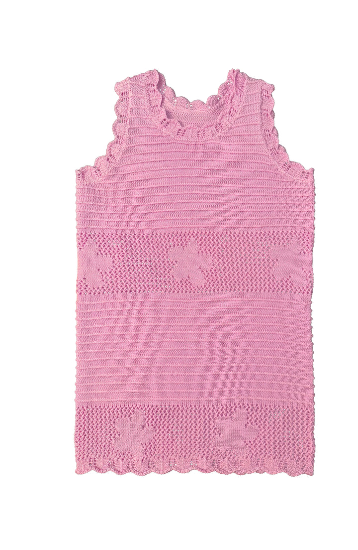Emmi Floral Crochet Swim Coverup - Rose