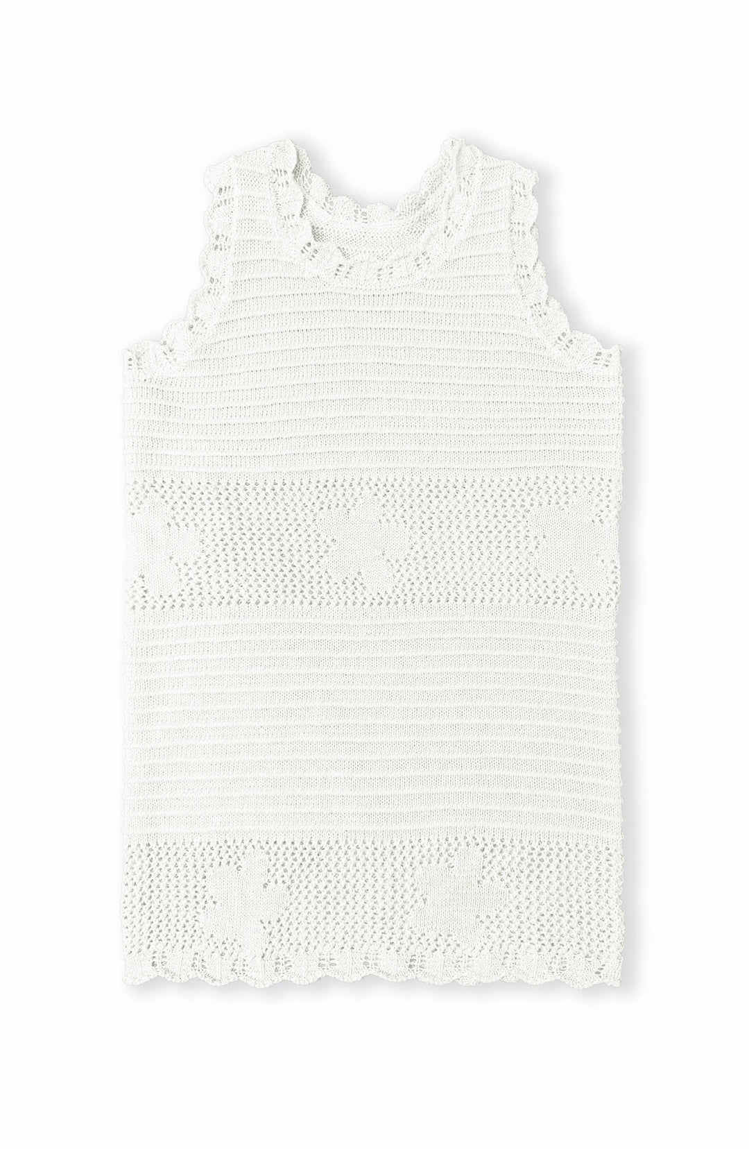 Emmi Floral Crochet Swim Coverup - White