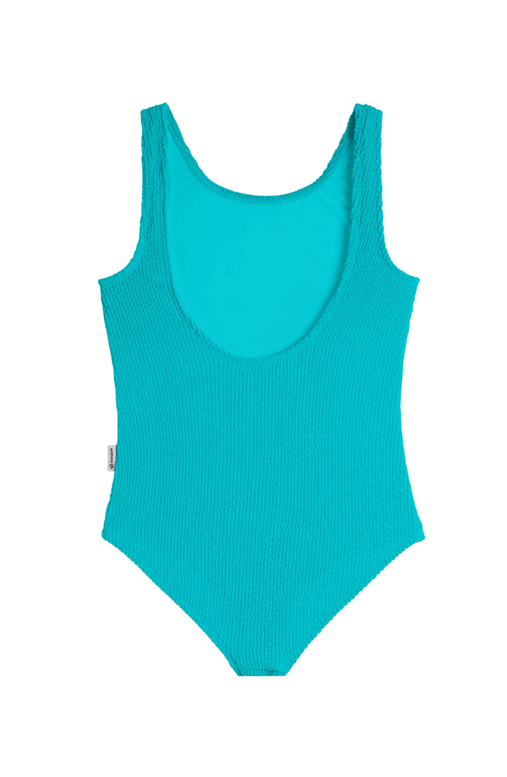 Ester Crinkle One Piece Swimsuit - Turquoise