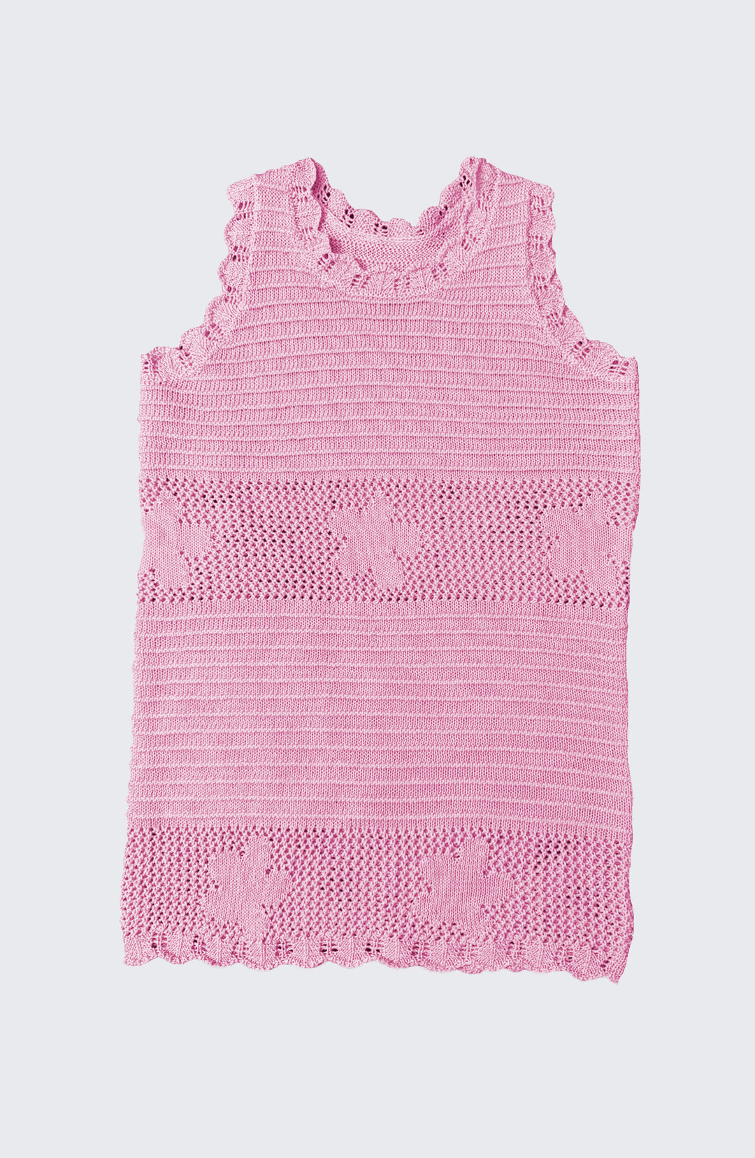 Emmi Floral Crochet Swim Coverup - Rose