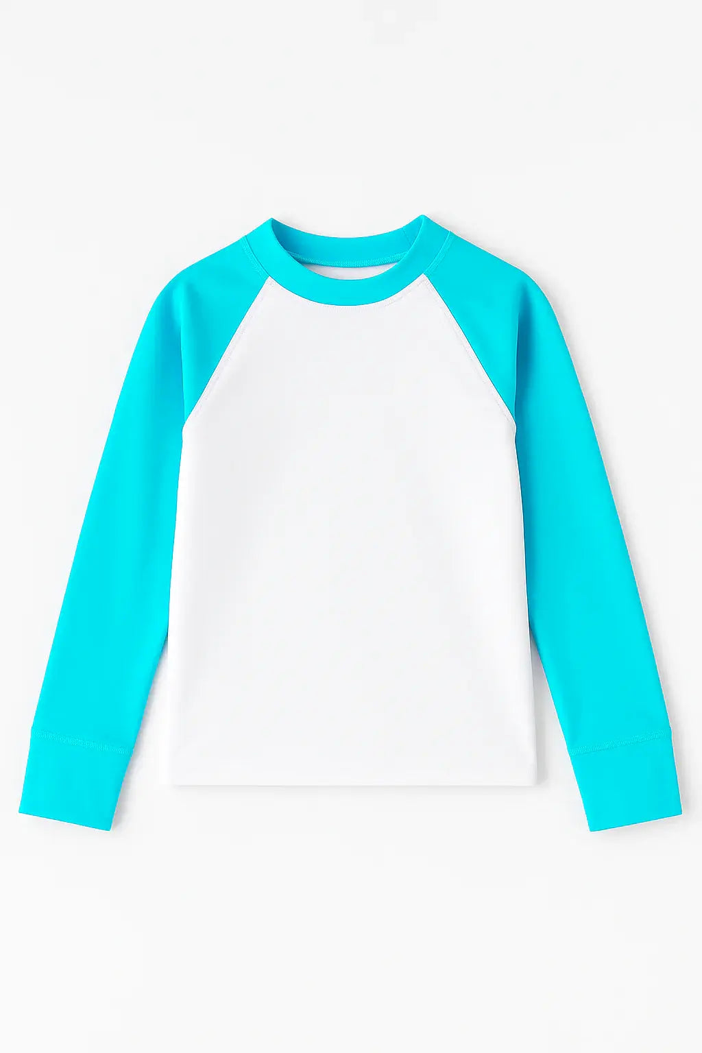 Hudson Boys Turquoise and White Rashguard