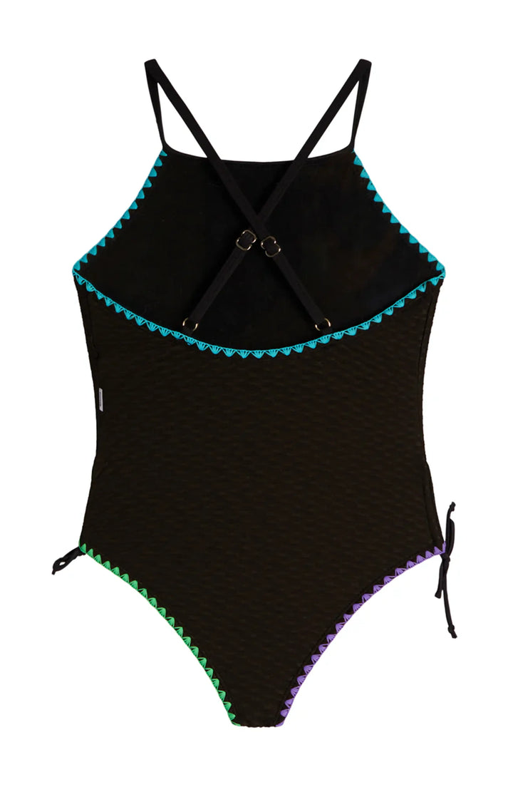 Junko Textured One Piece Swimsuit