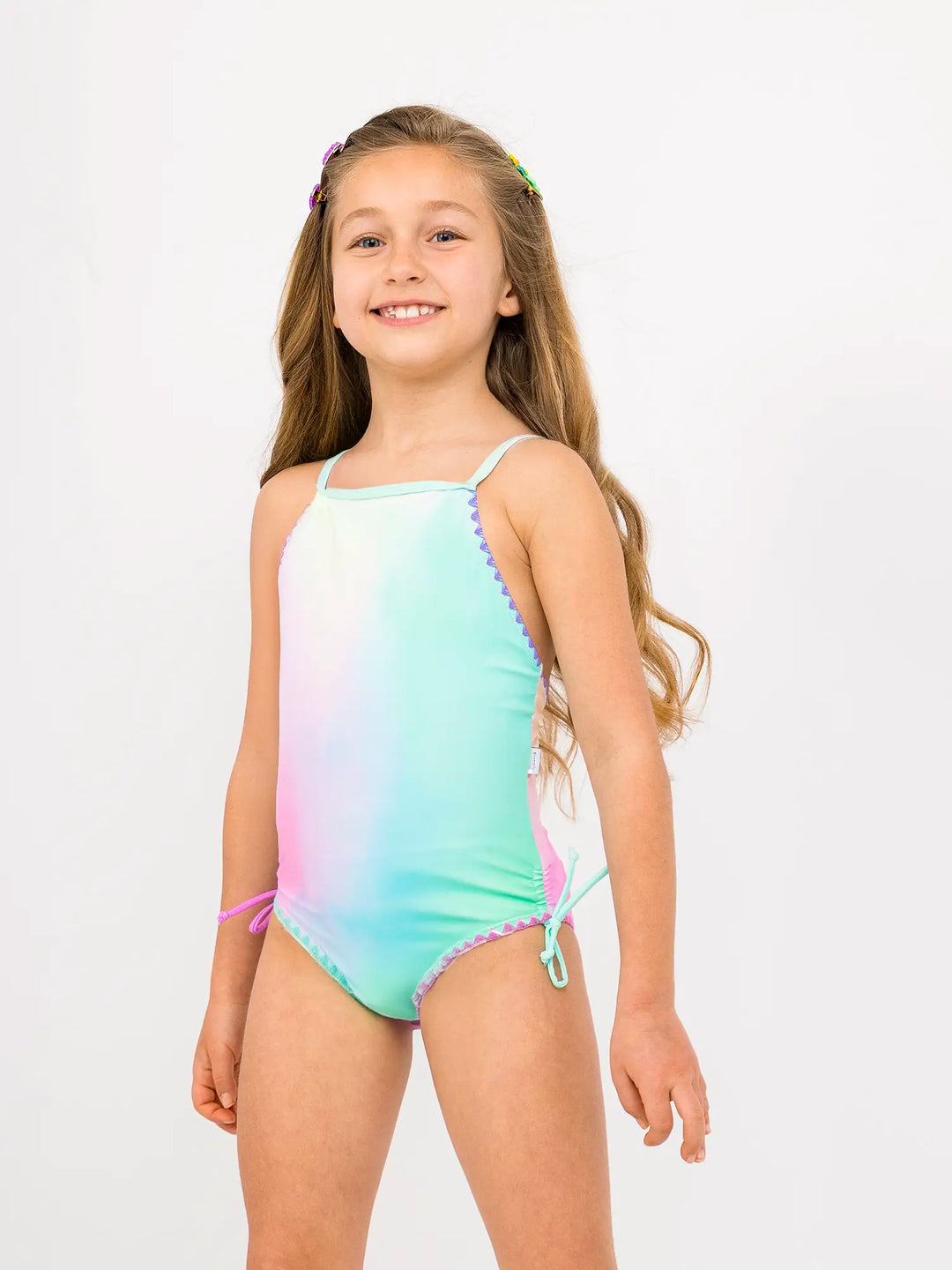 Jasmira – Watercolor One Piece Suit - Toddler