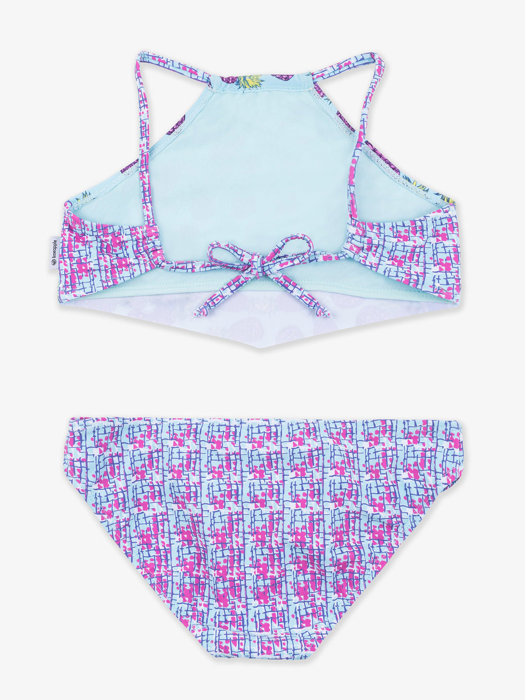 girls pineapple tankini two piece swimsuit