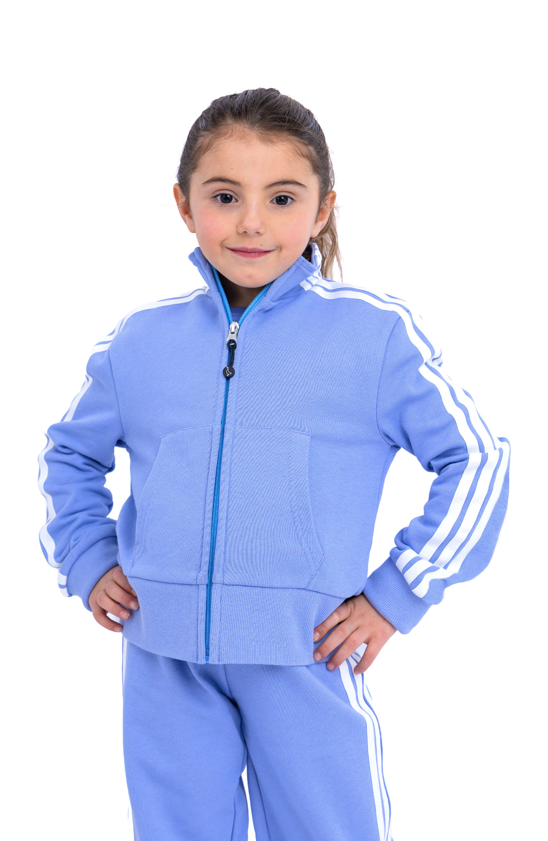Misha Zip-up Track Jacket - Perwinkle