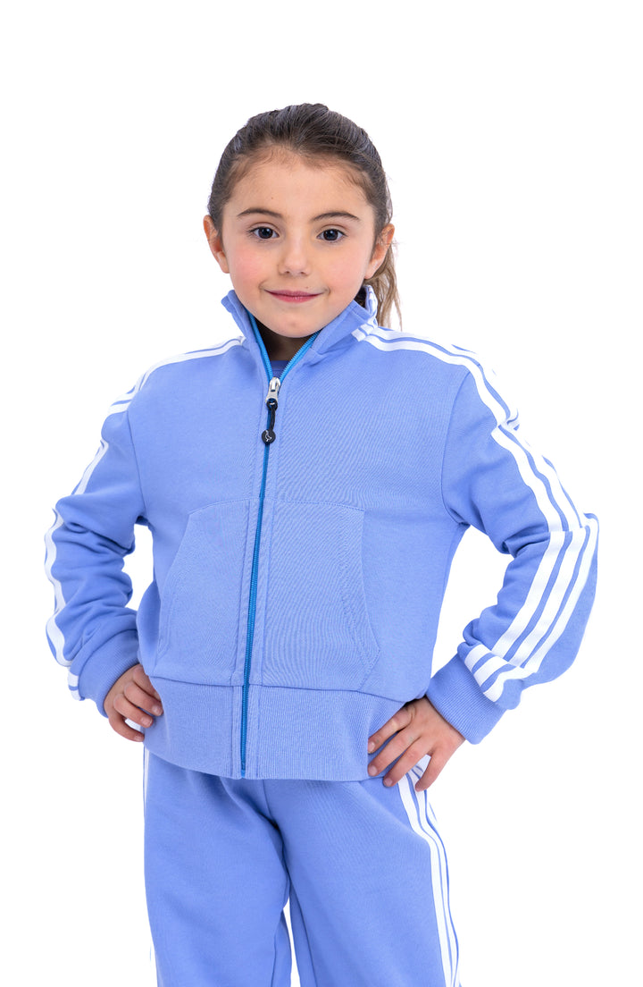Misha Zip-up Track Jacket - Perwinkle